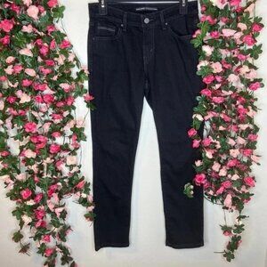 🌹Levi’s Mid Rise Dark Wash Black Skinny Jeans 27 Comfort Stretch Casual